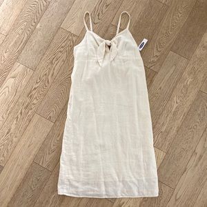 Old Navy Cream linen summer dress